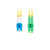 Lanberg Fiber Optic Patch Cord SM LC/APC-LC/UPC Duplex LSZH 1.0m