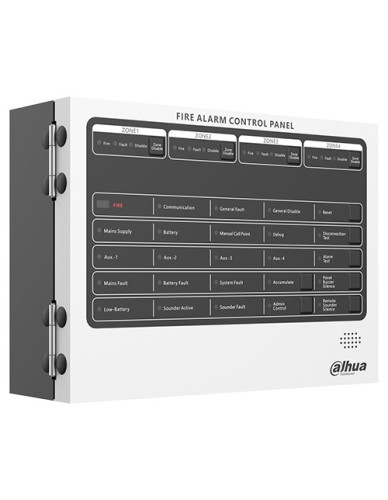 Dahua Conventional Fire Alarm Control Panel (4 Zones) HY-C102-4 Dahua Conventional Fire Alarm Control Panel (4 Zones) HY-C102-4