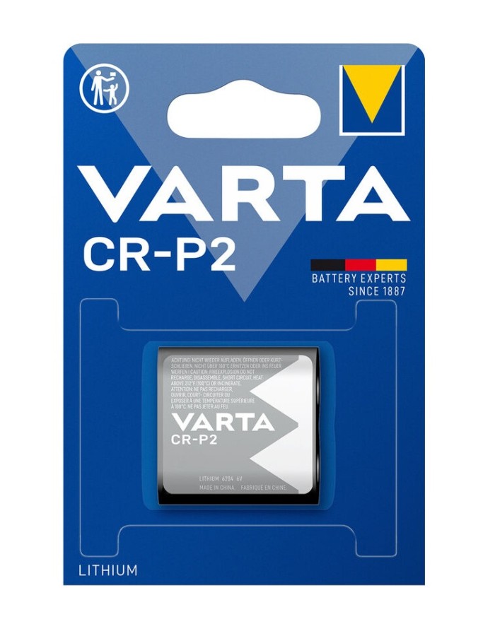 Varta CR-P2 Lithium Battery (1pc) Varta CR-P2 Lithium Battery (1pc)