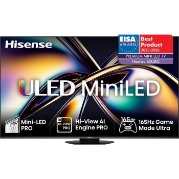 Hisense 65U8Q 65'' 4K Smart QLED MINI LED 120hz Gaming TV