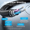 Vention AUDIO XLR M-F Cable Braided-Metal 3.0m BKHHI