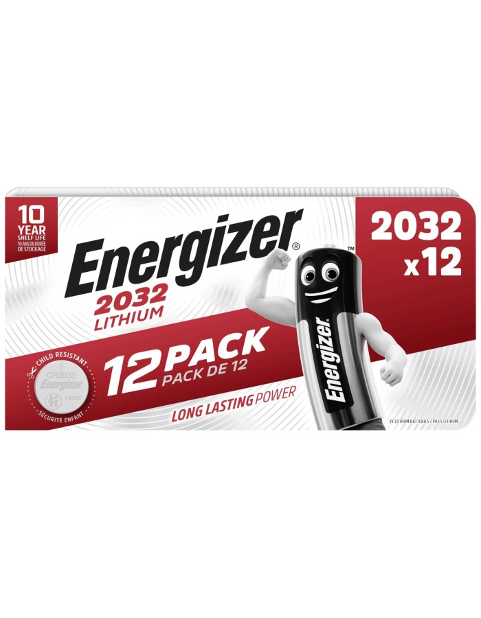 Energizer CR2032 Lithium Batteries (12pcs) Energizer CR2032 Lithium Batteries (12pcs)