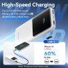 Vention Powerbank 10000mAh 22.5W Built-in USBC+Lighting Black FHOB0 Vention Powerbank 10000mAh 22.5W Built-in USBC+Lighting Black FHOB0