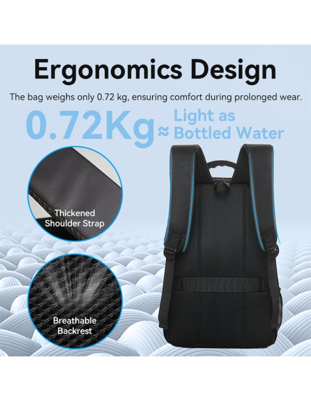 Vention Backpack 15.6'' Water-Repellent USB Charge & Lock Black KRKB0 Vention Backpack 15.6'' Water-Repellent USB Charge & Lock Black KRKB0