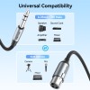Vention AUDIO 6.3mm to XLR M-F Cable Braided-Metal 5.0m BKGHJ