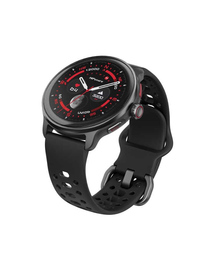 HiFuture VELA Adventure GPS SmartWatch with AMOLED Black
