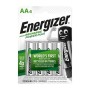 Energizer Power Plus Rechargeable AA Batteries 2000 mAh (4pcs)