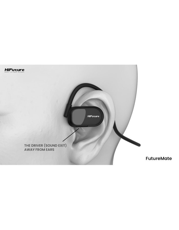 HiFuture Headphones Open Ear FutureMate Black