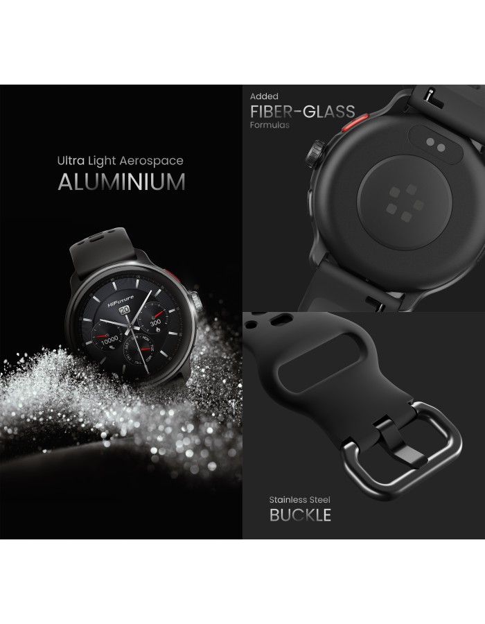 HiFuture VELA Adventure GPS SmartWatch with AMOLED Black