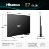 Hisense 50E7Q 50''  4K QLED TV Smart