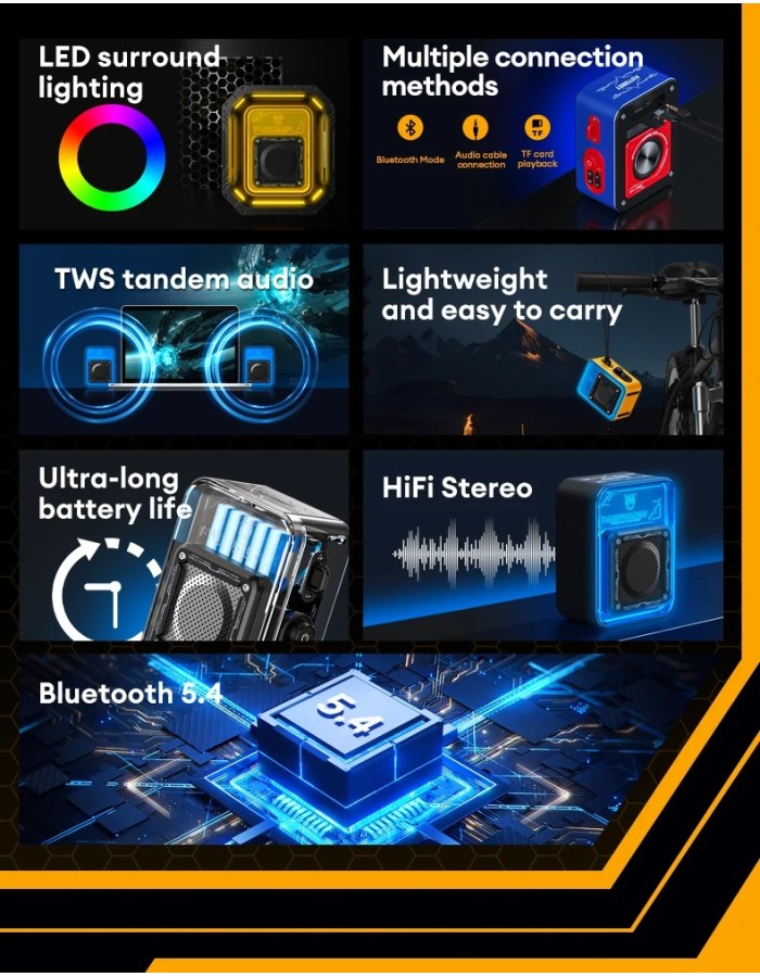 Transformers Portable BT Speaker TF-Y02 5W