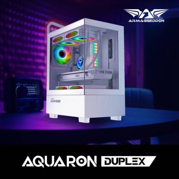 Armaggeddon Gaming Case M-ATX AQUARON Duplex White (310mm VGA) Armaggeddon Gaming Case M-ATX AQUARON Duplex White (310mm VGA)