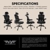 Armaggeddon Office Chair Mesh VERTEBRAE V3 Black