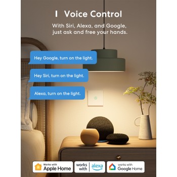 Meross Homekit Smart Wi-Fi Wall Switch 1-Gang 1-way MSS510HK-EU Meross Homekit Smart Wi-Fi Wall Switch 1-Gang 1-way MSS510HK-EU
