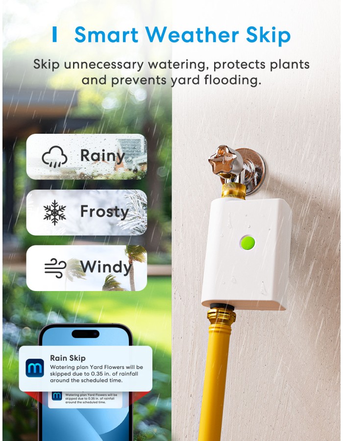 Meross Homekit Smart Wi-Fi Sprinkler Timer (Water Irrigation ) MST100HK-EU Meross Homekit Smart Wi-Fi Sprinkler Timer (Water Irrigation ) MST100HK-EU