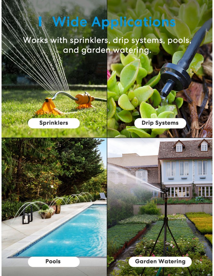 Meross Homekit Smart Wi-Fi Sprinkler Timer (Water Irrigation ) MST100HK-EU Meross Homekit Smart Wi-Fi Sprinkler Timer (Water Irrigation ) MST100HK-EU