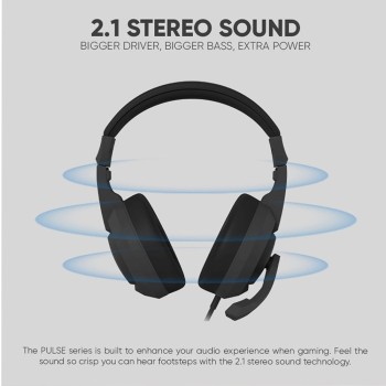 Armaggeddon PULSE 1 Chroma Gaming Headset 3.5mm 2.1 40mm Black Armaggeddon PULSE 1 Chroma Gaming Headset 3.5mm 2.1 40mm Black