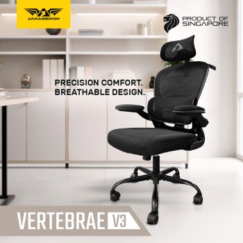 Armaggeddon Office Chair Mesh VERTEBRAE V3 Black Armaggeddon Office Chair Mesh VERTEBRAE V3 Black