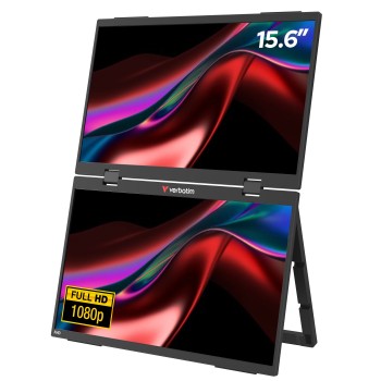Verbatim Monitor Portable 2 x 15.6'' Full-HD Monitors