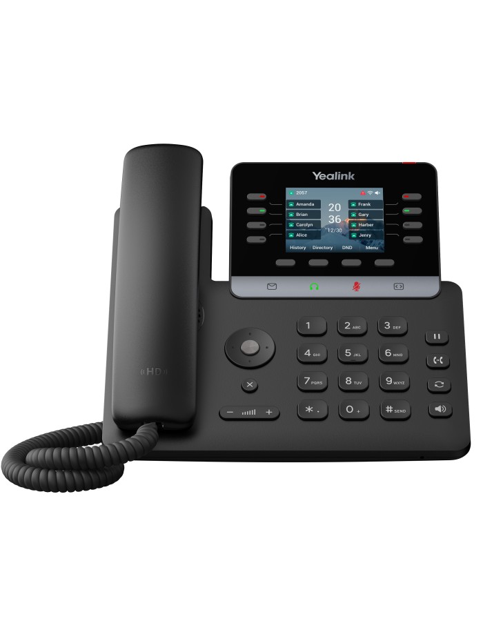 Yealink IP Phone Desktop PoE 2.8'' Gigabit, USB, Expansion, Color Screen, Bluetooth & Wi-Fi T73W