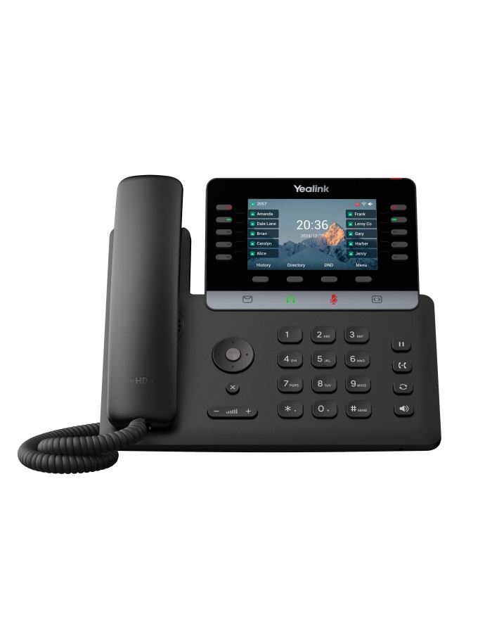Yealink IP Phone Desktop PoE 4.3'' Gigabit, USB, Expansion, Color Screen SIP-T74U