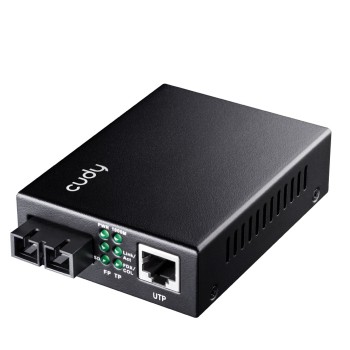 Cudy Fiber Media Converter Gigabit 1310nm SM 20Km SC MC100GSA-20
