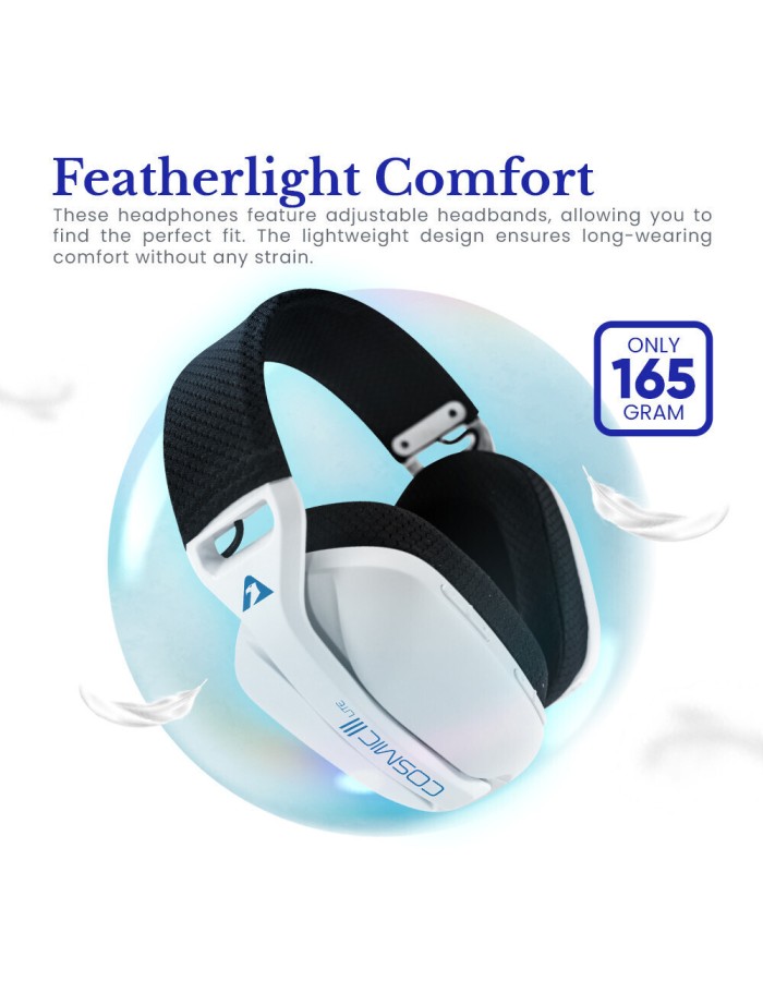 Armaggeddon COSMIC-III LITE Gaming Headset USB+3.5mm+2.4G+BT Fabric Black