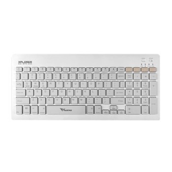 Alcatroz XPLORER GO! BTR 200 Wireless Mini Keyboard 2.4G+BT Mist White