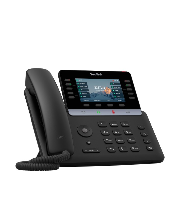 Yealink IP Phone Desktop PoE 4.3'' Gigabit, USB, Expansion, Color Screen SIP-T74U