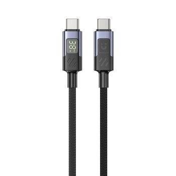 Unitek USB-C Cable PD60W Braided with Display 1.0m C14158A-1M Unitek USB-C Cable PD60W Braided with Display 1.0m C14158A-1M