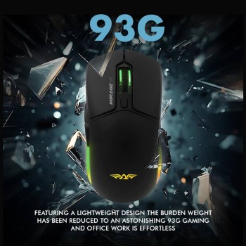 Armaggeddon Gaming Mouse Wired+2.4G+BT Recharge 600mAh MIRAGE-VI Black Armaggeddon Gaming Mouse Wired+2.4G+BT Recharge 600mAh MIRAGE-VI Black
