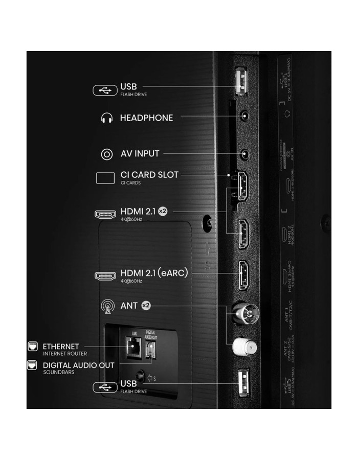 Hisense 65A6Q 65'' 4K Smart LED TV