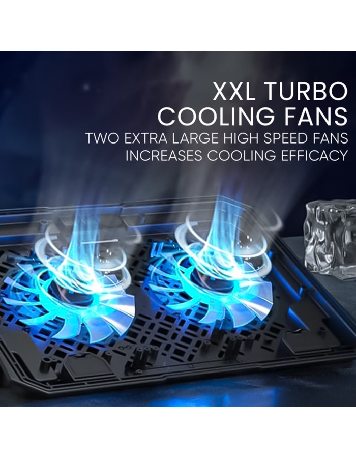 Alcatroz Laptop Cooler Vendaval G2 RGB Black Alcatroz Laptop Cooler Vendaval G2 RGB Black