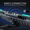 Alcatroz Laptop Cooler Vendaval G2 RGB Black Alcatroz Laptop Cooler Vendaval G2 RGB Black