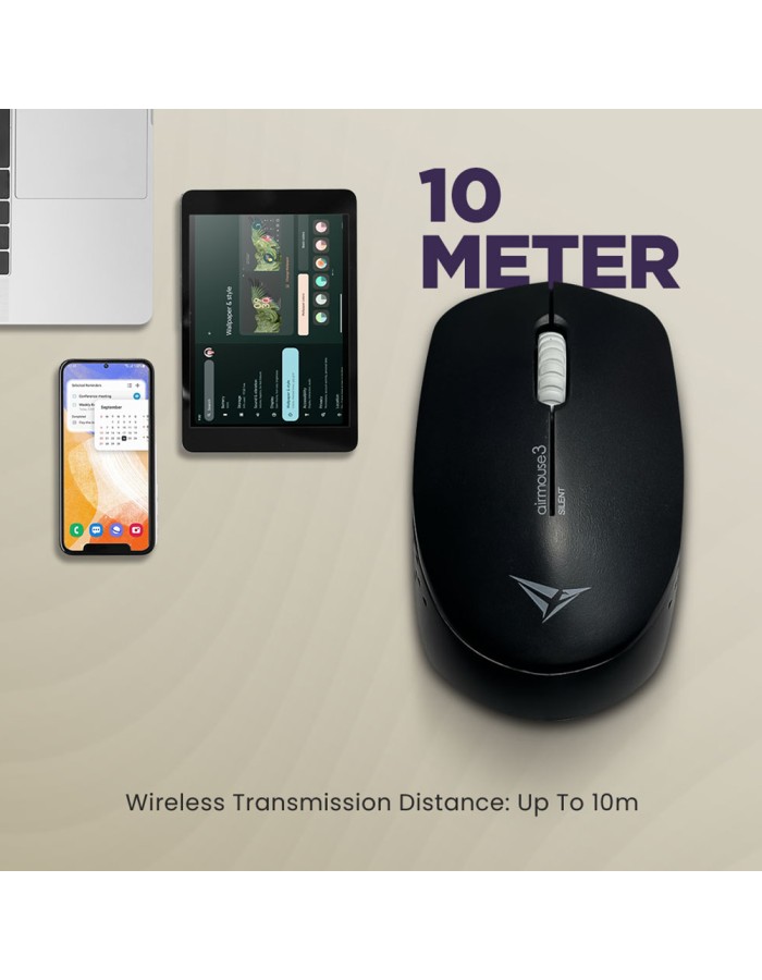 Alcatroz Mouse Wireless AIRMOUSE 3 Silent White