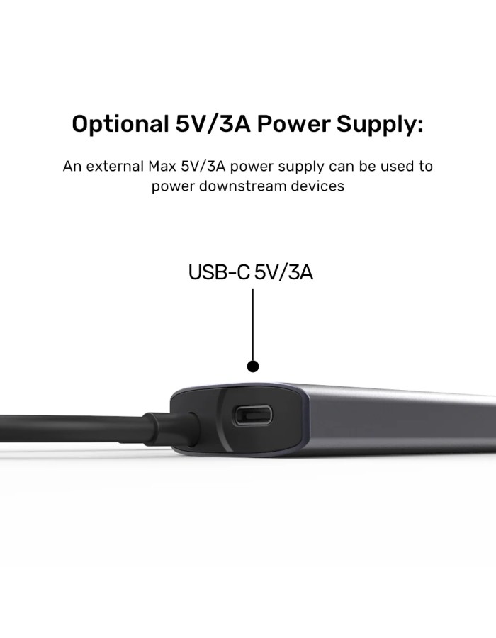 Unitek USB-C Hub 4xUSB-A 10Gbps & USB-C Power Port H1112E