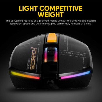 Armaggeddon SCORPION 7 Lite Wired Programmable RGB Gaming Mouse 12800 CPI Armaggeddon SCORPION 7 Lite Wired Programmable RGB Gaming Mouse 12800 CPI
