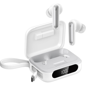 Anker Soundcore P41i T Earbuds with Portable Phone Charger (Built-in) White