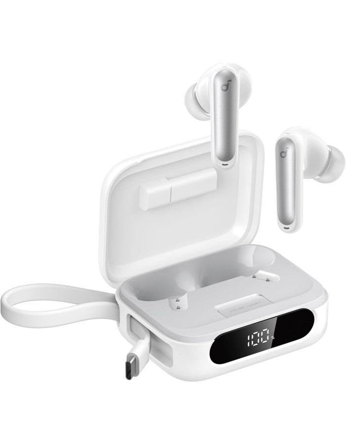 Anker Soundcore P41i T Earbuds with Portable Phone Charger (Built-in) White