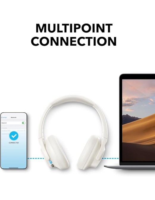 Anker Soundcore Q11i Over Ear Wireless Headphones HiRes Audio White Anker Soundcore Q11i Over Ear Wireless Headphones HiRes Audio White