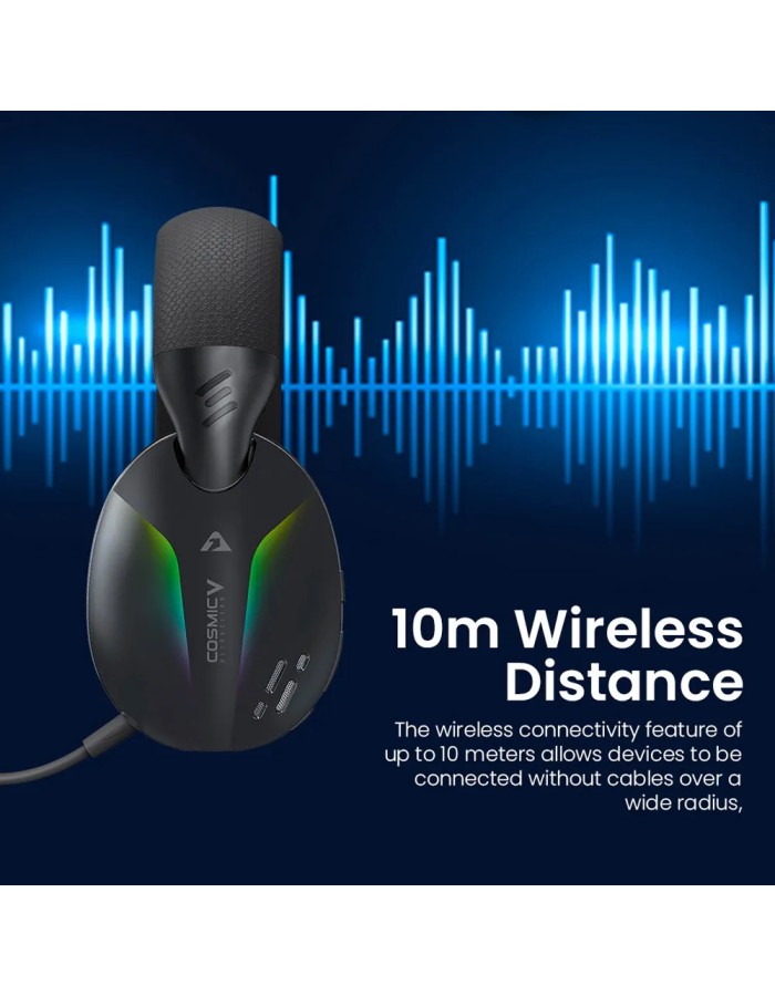 Armaggeddon COSMIC-V Gaming Headset USB+3.5mm+2.4G+BT PU Leather Ultraclear White Armaggeddon COSMIC-V Gaming Headset USB+3.5mm+2.4G+BT PU Leather Ultraclear White