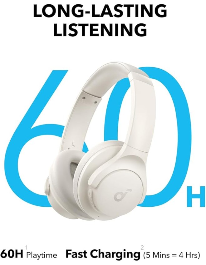 Anker Soundcore Q11i Over Ear Wireless Headphones HiRes Audio White Anker Soundcore Q11i Over Ear Wireless Headphones HiRes Audio White