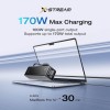 EcoFlow Charge Powerbank RAPID 25000mAh 170W + 100W Built-In & Retractable Cable Black
