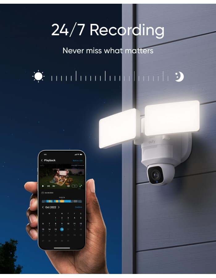 Anker Eufy Security Camera Outdoor Floodlight E30