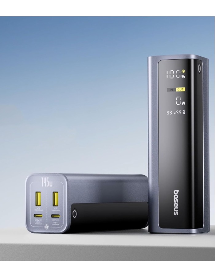 Baseus Powerbank 145W 20800mAh + Display EnerGeek GP12