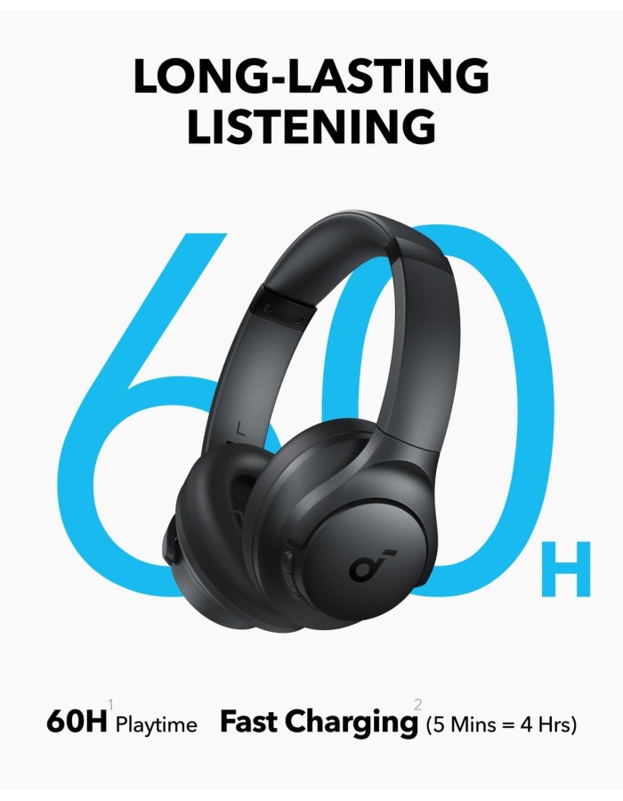Anker Soundcore Q11i Over Ear Wireless Headphones HiRes Audio Grey Anker Soundcore Q11i Over Ear Wireless Headphones HiRes Audio Grey