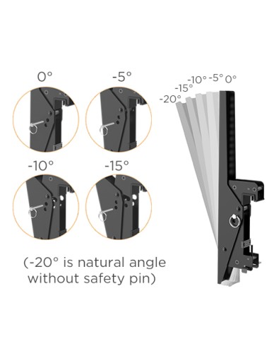 Brateck TV Ceiling Mount Twin 60x40 50kg/Screen 1.08m Lockable LVC03-246TS-02 Brateck TV Ceiling Mount Twin 60x40 50kg/Screen 1.08m Lockable LVC03-246TS-02