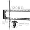Brateck Fixed Heavy Duty TV Mount Max Vesa 900x600 Max Weight 120kg LP73-69F Brateck Fixed Heavy Duty TV Mount Max Vesa 900x600 Max Weight 120kg LP73-69F