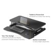 Brateck DWS15-01E Electric Sit Stand Workstation Max Height 48cm