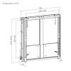 Brateck IFP Wall Mount Manual Vertical Motion 60x60 65kg HAW400E-65 Brateck IFP Wall Mount Manual Vertical Motion 60x60 65kg HAW400E-65